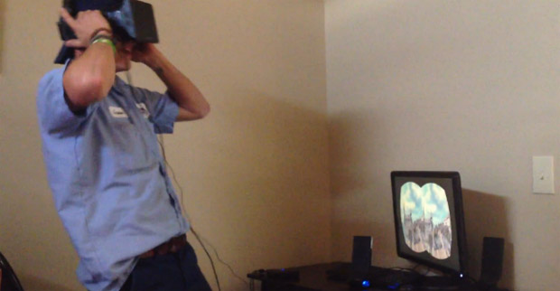 Riding a virtual roller coaster with the Oculus Rift