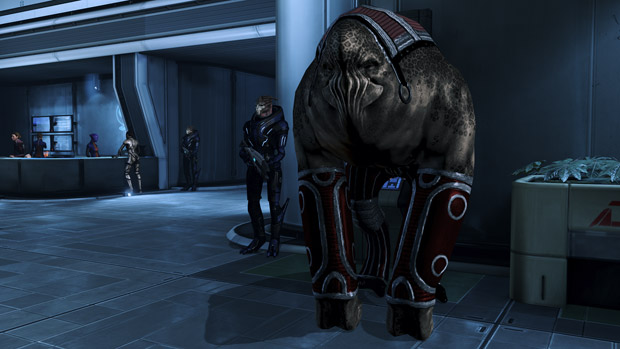 Why BioWare only had humanoid squadmates in Mass Effect