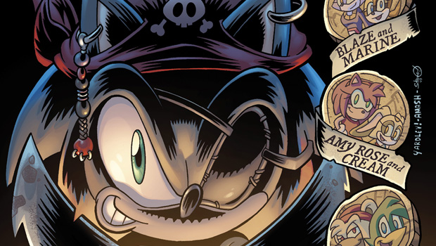 Sonic is a pirate! Covers for Sonic Universe #55