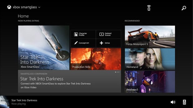 SmartGlass on Xbox One