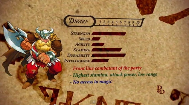 Chronicles of Mystara trailer showcases the Dwarf