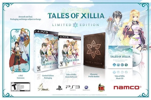 Tales of Xillia Limited Edition available for order now