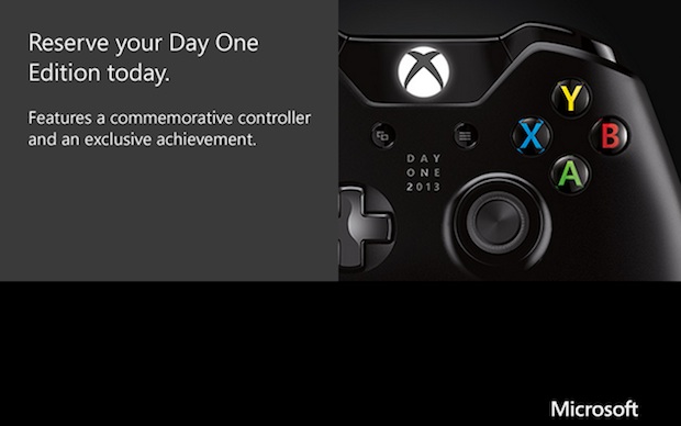 Xbox One preorder comes with special controller