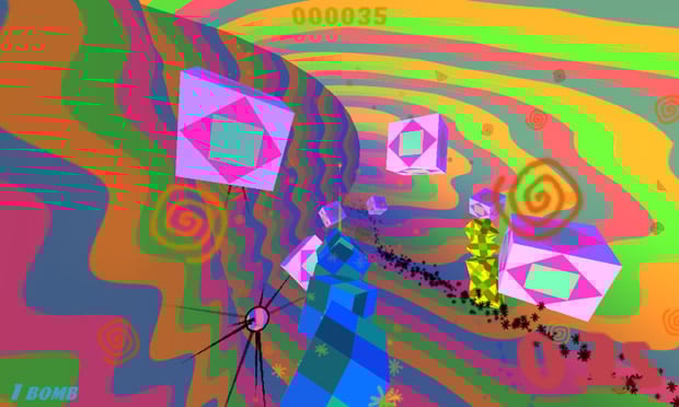 Hatesnake3D is a surreal kaleidoscope of snake survival