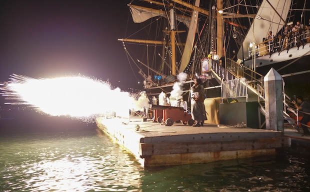 The party on the pirate ship at San Diego Comic-Con