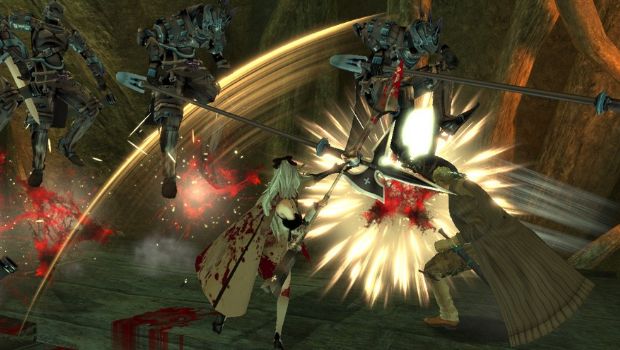 Holds these Drakengard 3 screens close to your wet chest!