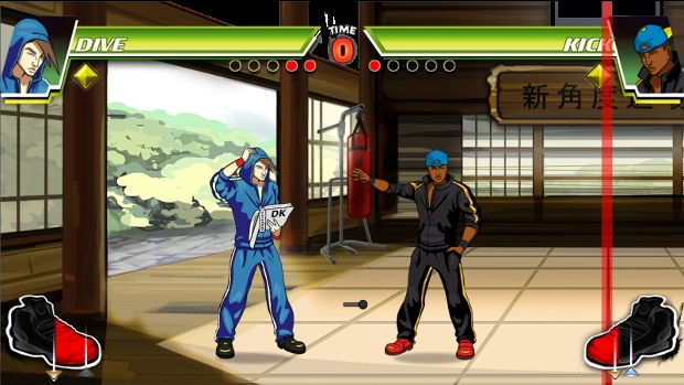 Divekick will launch simultaneously on Steam, PS3, Vita