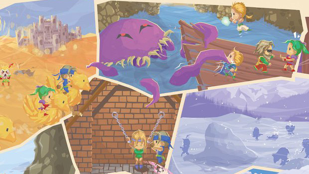 The tale of Final Fantasy VI in kickass fresco form