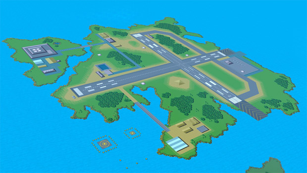 What the? There's a Pilotwings stage in Smash Bros.?