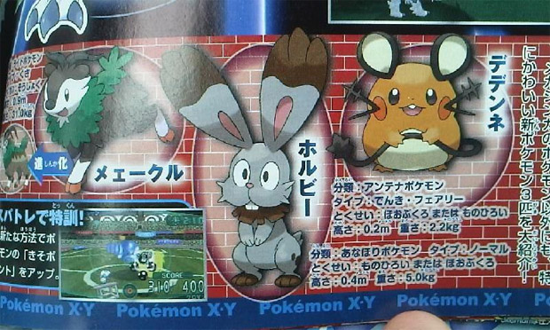 New Pokemon and 'Mega' forms revealed for Pokemon X/Y