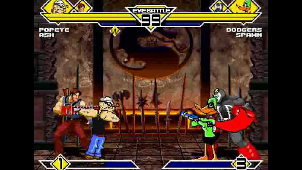 Saltybet lets you bet Zenny on Spawn Vs. Garfield fights