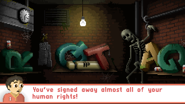 Icarus Proudbottom Teaches Typing is mental; play it