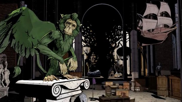 Telltale's The Wolf Among Us has a green, flying monkey