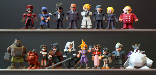 Who wants 3D printed Final Fantasy VII figures? ME!