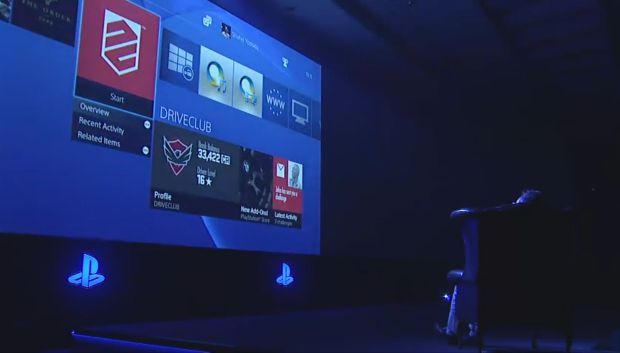 Video: PlayStation 4 user interface in action