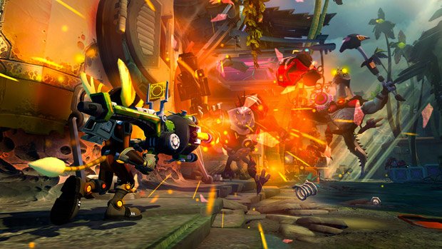 Ratchet & Clank: Into the Nexus sure is colorful