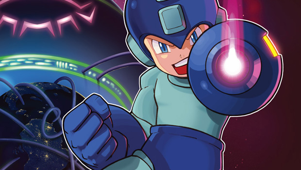 Mega Man #29 sample pages and miniature anime conventions