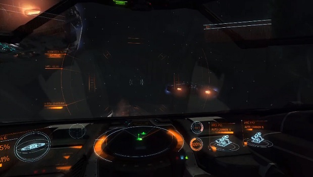 Get a load of this capital ship combat in Elite Dangerous