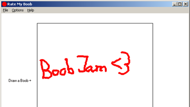 Boobjam is games about putting you chest out in front