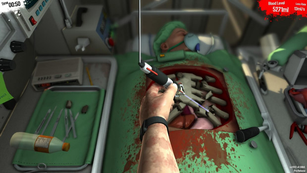 Bossa prototyping iPad version of Surgeon Simulator