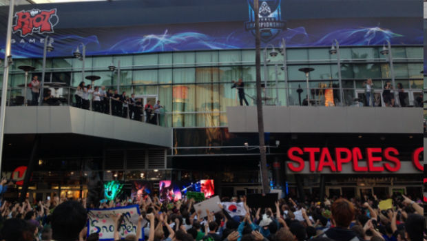 This is what the LoL 2013 Finals event looks like