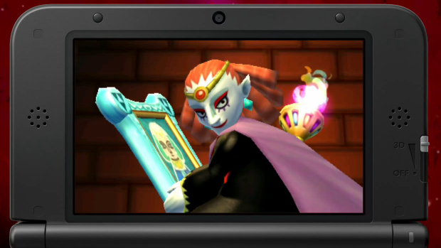 Link runs into a wall: Link Between Worlds story trailer