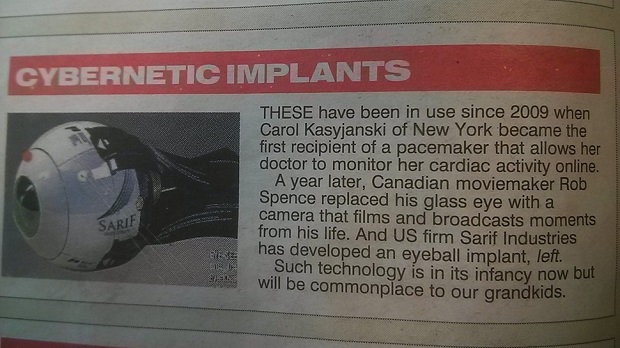 UK newspaper The Sun thinks Deus Ex is real