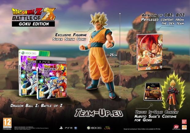 The new Dragon Ball Z game includes a Goku figure