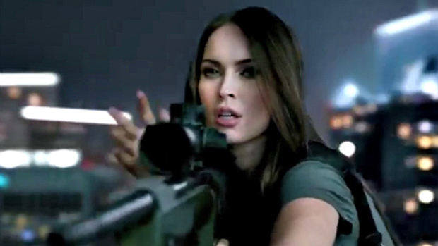 Bro! It's Megan Fox sniping in a Call of Duty video