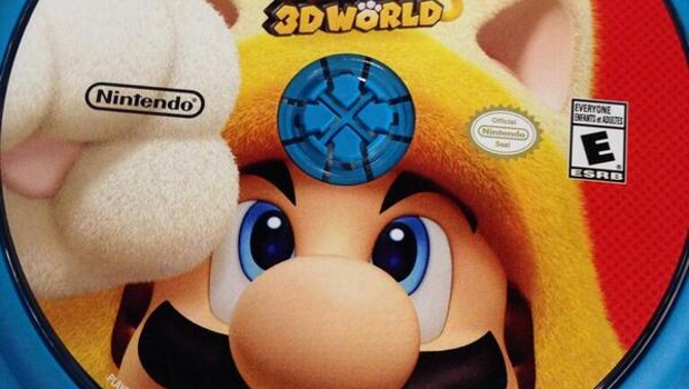Super Mario 3D World has the most adorable disc art ever