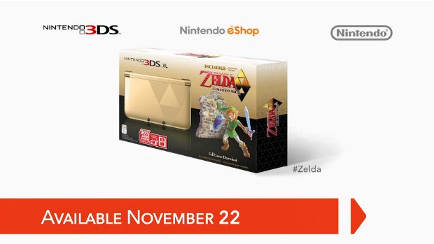 A Link Between Worlds custom 3DS coming November 22