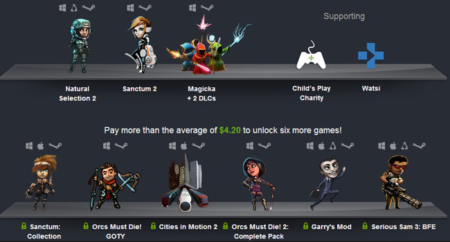 Three more games added to the Humble Jumbo Bundle