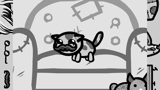 Mew-Genics: This cat has a mustache