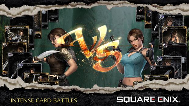 Lara Croft: Reflections is a social card game for iOS