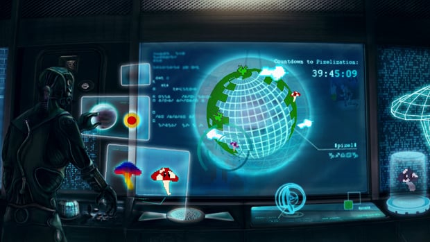 The real world is '80s inspired chiptunes, apparently