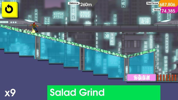 Skateboarding title OlliOlli hits PS Vita this month