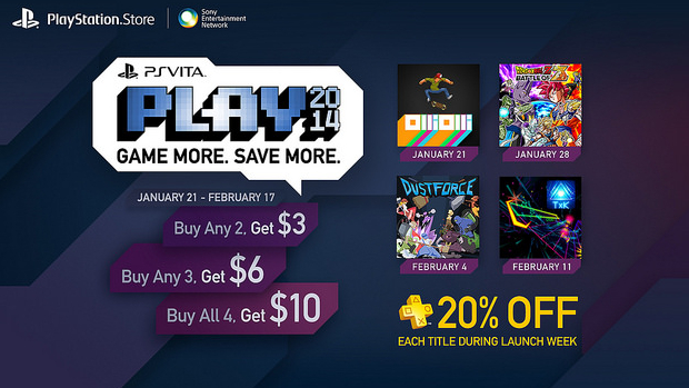 PS Vita PLAY campaign: Four new Vita games, discounts