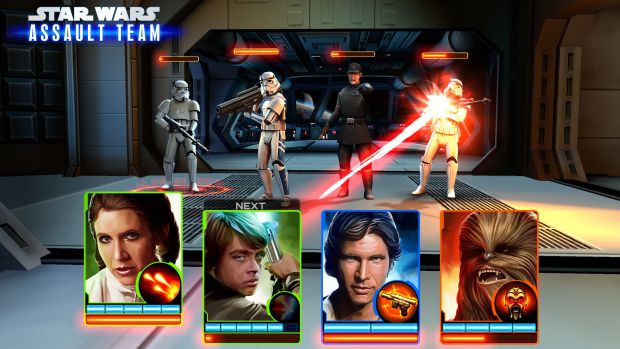 Star Wars: Assault Team is a turn-based mobile game