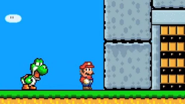 Why Mario leaves Yoshi outside of Bowser's castle