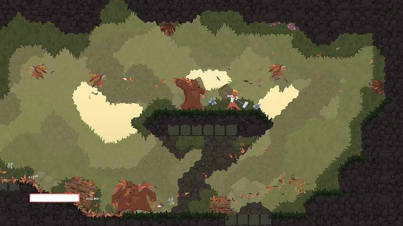 Dustforce feels right at home on the PS Vita and PS3