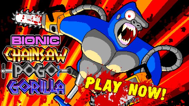 You can play Bionic Chainsaw Pogo Gorilla right now