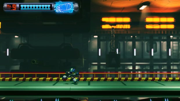 Here's Inafune playing a bit of Mighty No. 9