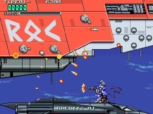 Japanese sidescrolling shooter Wolf Fang on PSN this week