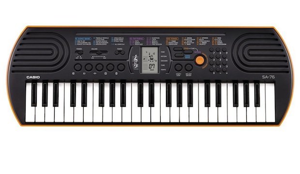 Journey was composed on a $50 crappy Casio keyboard