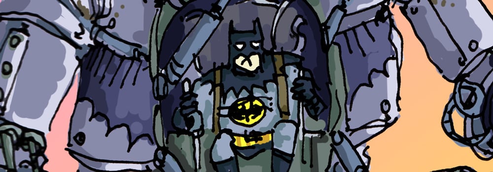 Farts 'N' Crafts: Batman's Giant Robot