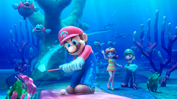 It's been too long since I've played Mario Golf, it's underwater now