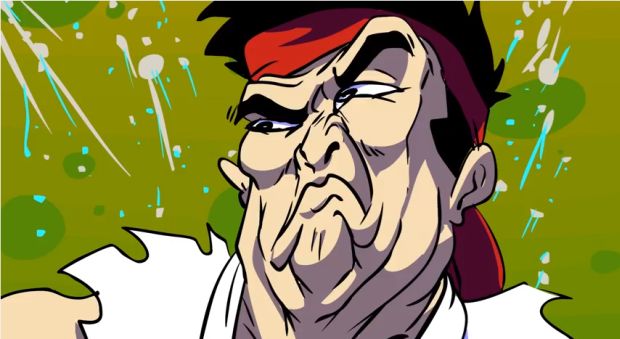 Ryu and Ken have a rap battle about their dicks