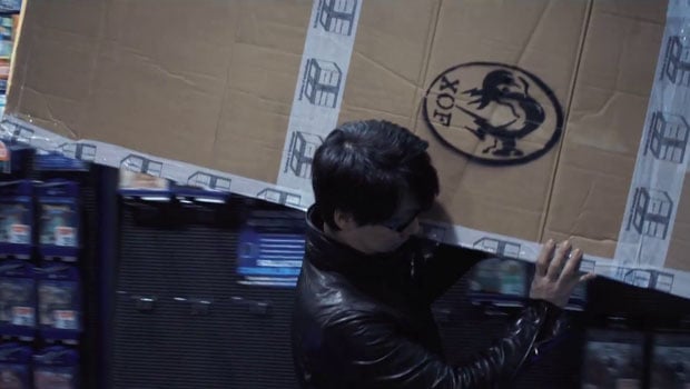 Hideo Kojima unboxes Big Boss in Paris game shop