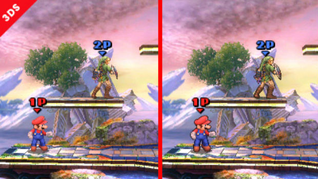 Sakurai shows off 3DS Smash Bros. with and without outlines
