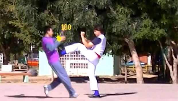 Kung-Fu Master lampooned in live-action skit